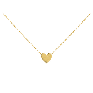 Joyas Adonis - Collar En Acero Punto De Luz Corazón