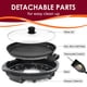 thumbnail image 4 of Parrilla eléctrica de interior Elite Gourmet EMG-980BX de 36 cm, 1300 W, 4 of 8