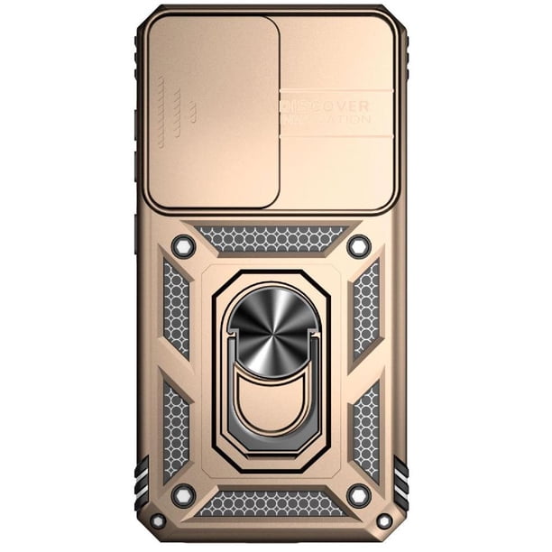 Estuche GANGXUN para Samsung Galaxy S23 FE, soporte giratorio 360°, estilo mecánico y magnético