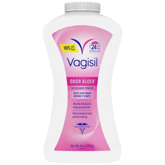 Polvo Desodorante Vagisil Odor Block Sin Talco 227g