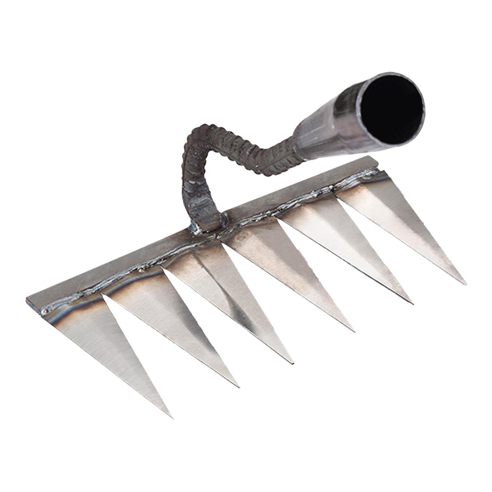 Ioensy - Jardinería Azada Vegetal Arado Plantación Granja Para Deshierbe Jardín 6 Dientes