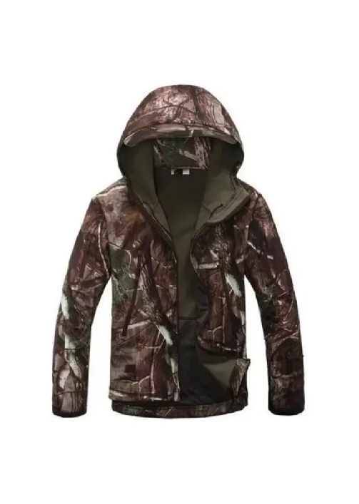 Genérico - Chaqueta Softshell Táctica Militar Con Capucha Impermeable, Talla Xxl
