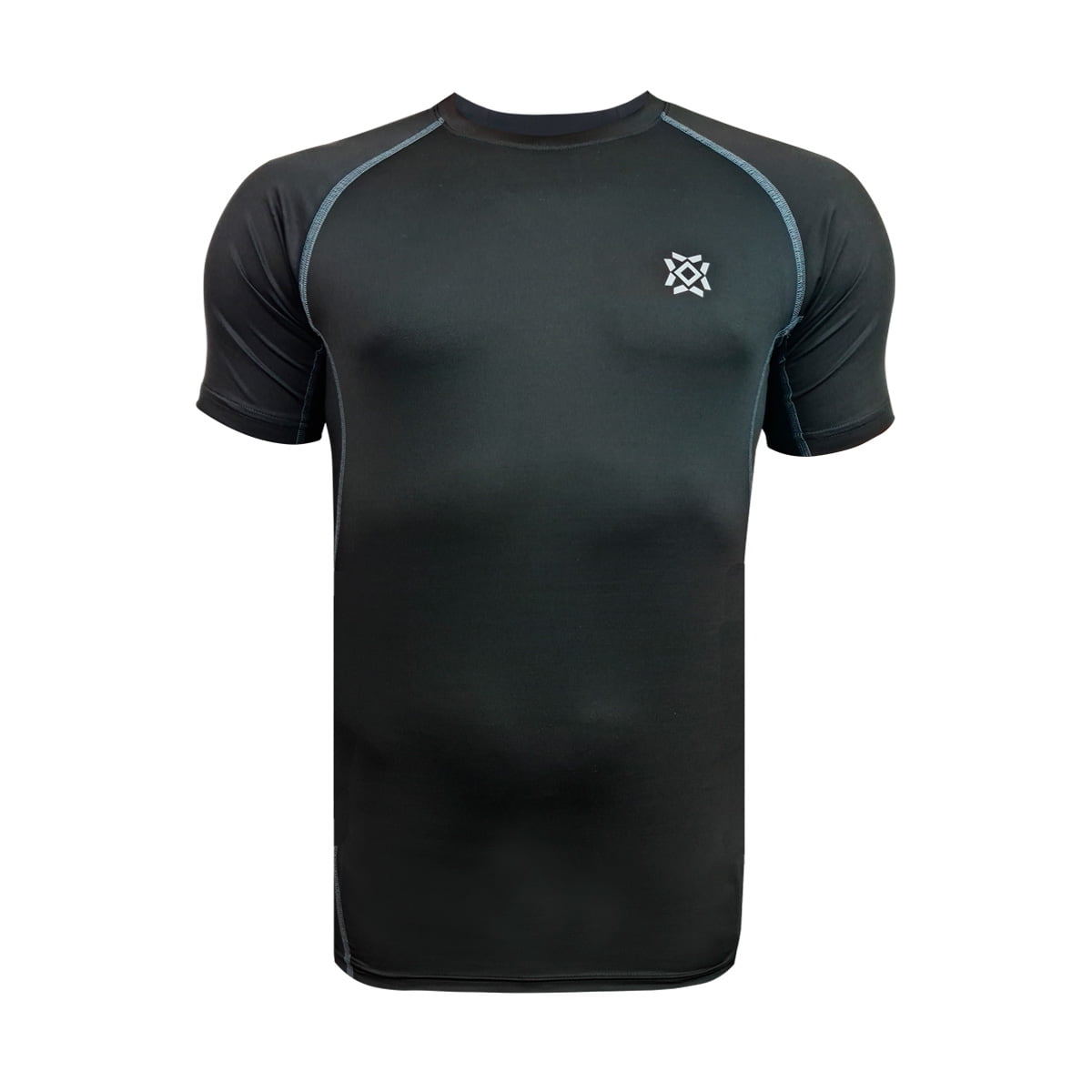Snix - Polera Deportiva Elasticada Manga Corta Sx-10230 Negro S