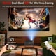 thumbnail image 3 of Proyector DBPOWER N5 1080P WiFi 6 Autoenfoque Soporte 360, 3 of 3