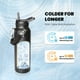thumbnail image 2 of Botella de agua RAYMYLO con aislamiento de acero inoxidable de 1,2 L, color negro mágico, 2 of 3