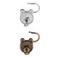thumbnail image 4 of 2 piezas de estilo antiguo vintage con forma de oso mini candados con candado para bolsas a + b, 4 of 6
