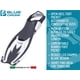 thumbnail image 4 of Fins Cressi Rocks blanco/azul claro para niños [S/M], 4 of 7