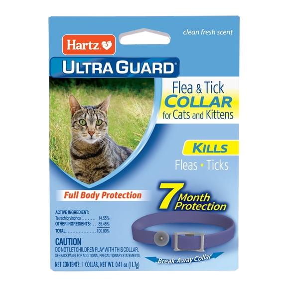 Collar antipulgas y garrapatas Hartz UltraGuard para gatos, 7 meses, color morado