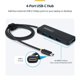 thumbnail image 3 of Concentrador USB‑C StarTech.com de 4 puertos 5 Gbps con cable de 61 cm, 3 of 7