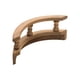 thumbnail image 1 of Pin Rail Corner Whitecap 60803, teca tipo L, 90 grados, 1 of 1