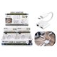 thumbnail image 1 of Adaptador 2 en 1 Diamond Visions White para todos los smartphones, 1 of 1