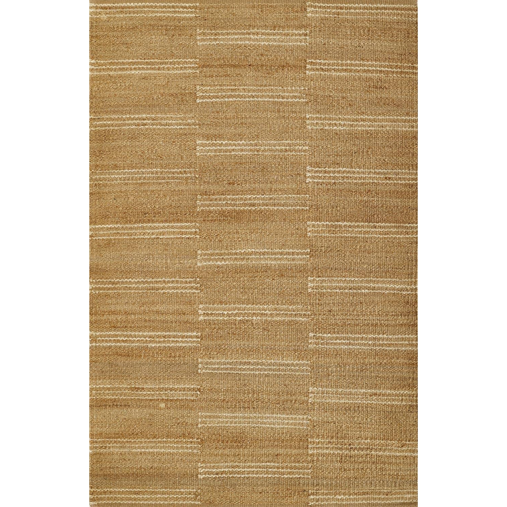 Erin Gates By Momeni - Alfombra Erin Gates Con Rayas En Forma De Media Luna, 60 Cm X 90 Cm, Color Natural