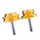 thumbnail image 5 of 2 Piezas 8 "vástago 22,5 Grados Peque?o Bloqueo Inglete Enrutador Bit Tenon Cutter, 5 of 5