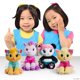 thumbnail image 2 of Unicornio EK World de peluche Just Play, 18 cm, con camisa rosa con forma de estrella y falda arcoíris, 2 of 5