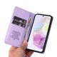 thumbnail image 2 of Funda Billetera de Cuero para Samsung Galaxy A36 5G con Tarjetero y Soporte - Tapa Magnética Morado, 2 of 6