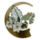 thumbnail image 1 of Adorno Floral Pared Cuadro Decorativo Media Luna Hogar Jhn, 1 of 3