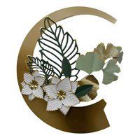 Genérico - Adorno Floral Pared Cuadro Decorativo Media Luna Hogar Jhn