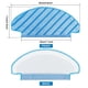 thumbnail image 3 of Paños de trapeado y almohadillas de limpieza para Ecovacs Deebot Ozmo serie T8, 3 of 9
