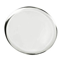 Bothyi - Bandeja De Servicio Portavelas Cosmético Organizador De Almacenamiento De Baño Redondo Plata