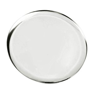 Bothyi - Bandeja De Servicio Portavelas Cosmético Organizador De Almacenamiento De Baño Redondo Plata