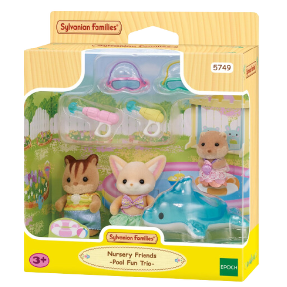 Epoch Sylvanian Families Nursery Friends -Pool Fun Trio-5749