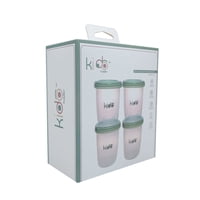 Set 4 Vasos Pp De Almacenamiento 180Ml Surtido  Kido