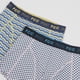 thumbnail image 3 of Bóxer Hombre Bipack Print Amarillo/Celeste Corona, 3 of 5