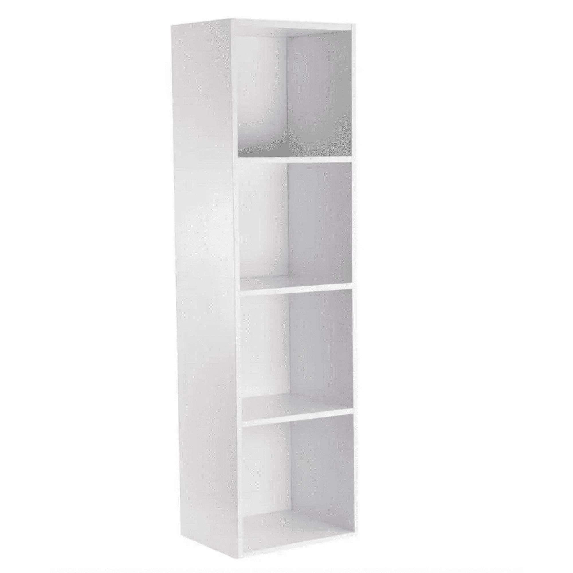 Habita2 Chile - Librero Vertical Multifuncional Repisa 4 Nieveles - Blanco