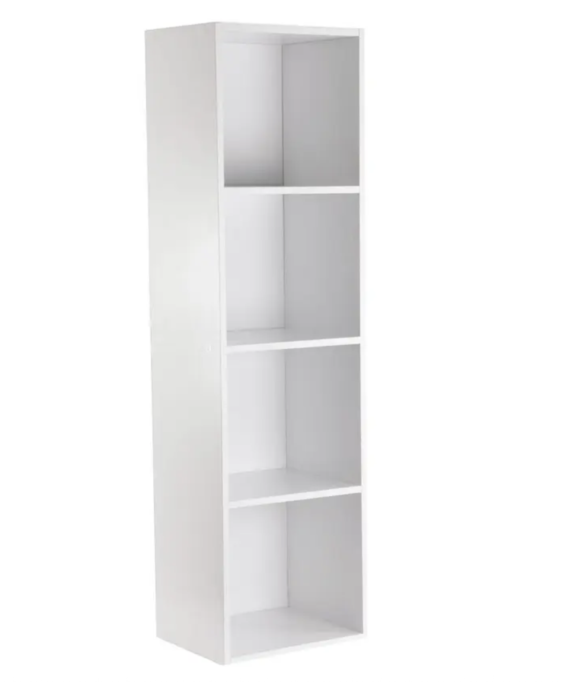 Habita2 Chile - Librero Vertical Multifuncional Repisa 4 Nieveles - Blanco