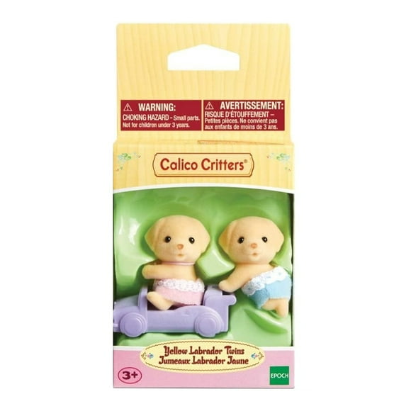 Yellow Perro Labrador Gemelos Calico Critters Sylvanian families