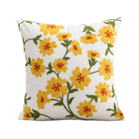 Genérico - Fundas De Cojines Bordadas A Elección 45X45 Diseño 41 Color Blanco