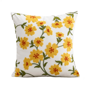 Genérico - Fundas De Cojines Bordadas A Elección 45X45 Diseño 41 Color Blanco