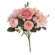 thumbnail image 1 of Ramo De Flores De Peonía Artificial Para Boda Rosa Claro, 1 of 5