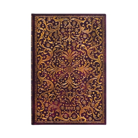 Paperblanks - Agenda 2023 Aurelia, Tapa Dura, Vista Semanal, Mini