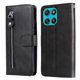 thumbnail image 1 of Funda tipo cartera para Motorola Moto G57/G57 Power 5G con bolsillo con cremallera y ranuras para tarjetas – Función de soporte Negro, 1 of 5