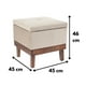 thumbnail image 3 of Pouf Baúl Emilia Beige Felpa 45x45x46 cm, 3 of 3