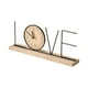 thumbnail image 4 of Reloj De Metal Con Diseño De Letras, Reloj De Mesa Para Sala De Estar, Hogar, Dormitorio, Cocina, AMOR, 4 of 5