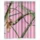 thumbnail image 1 of Cortina de ducha con diseño de camuflaje rosa para niñas, con ganchos, tamaño 60 x 72 pulgadas, 1 of 3
