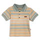 thumbnail image 1 of Polera Bebé Niño Manga Corta Rayas con Cuello Piqué Naranjo Pillin, 1 of 3