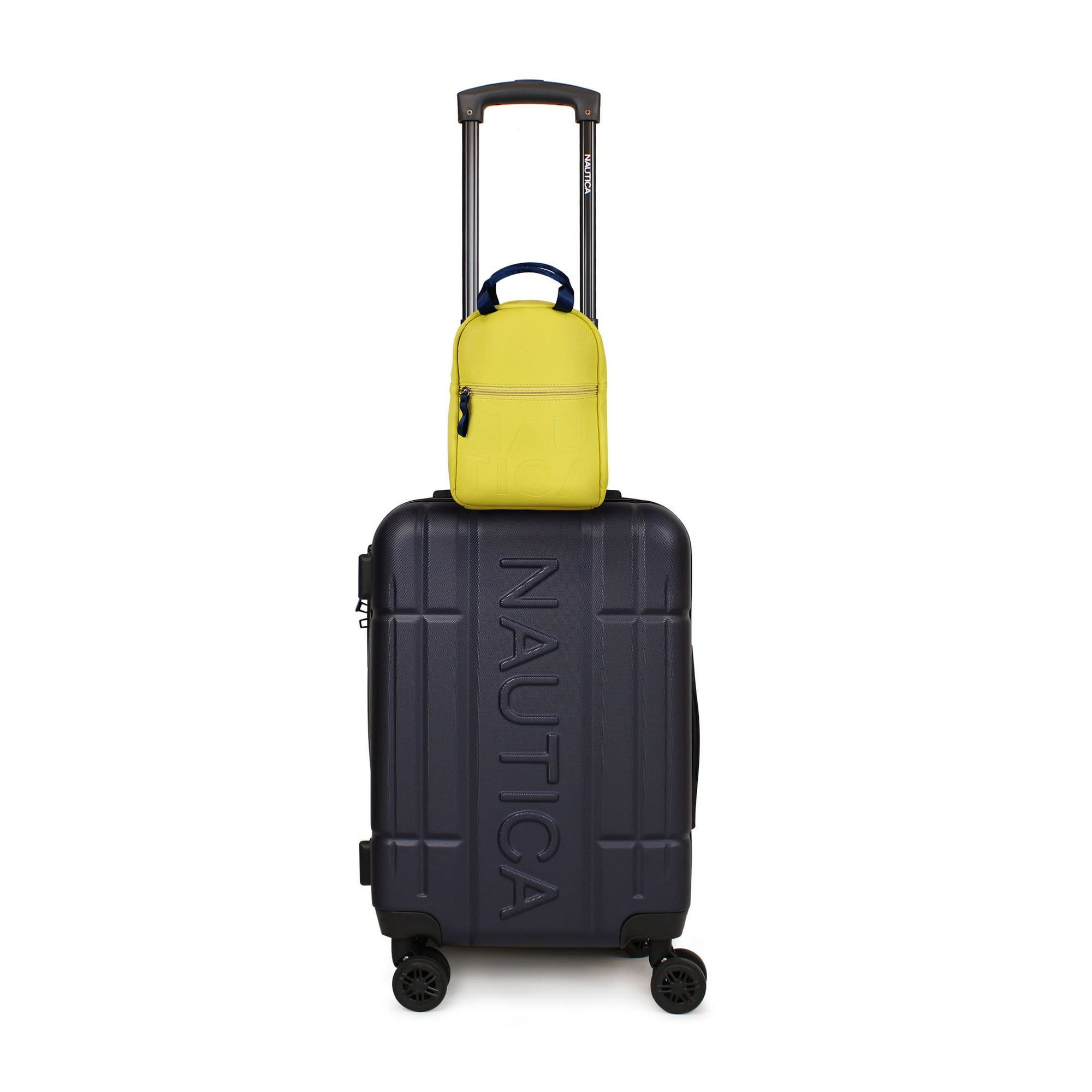 Nautica - Pack Maleta Cabina S (10 Kg) Amsterdam Azul + Mochila Emma Amarillo