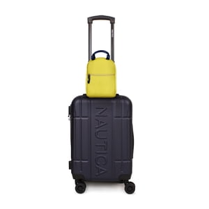 Nautica - Pack Maleta Cabina S (10 Kg) Amsterdam Azul + Mochila Emma Amarillo