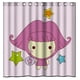 thumbnail image 1 of Cortina de ducha Virgo, juego de cortina de baño con ganchos, tamaño 36 x 72 pulgadas, 1 of 3