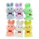 thumbnail image 1 of Figuras de juguete CraftyCrocodile – Conejitos pastel de felpa, 1 of 1
