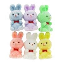 Figuras de juguete CraftyCrocodile – Conejitos pastel de felpa