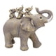 thumbnail image 3 of Estatua De Elefante De Resina, Adorno De Escritorio Para Estantería, Escritorio, Gris Y Amarillo, 3 of 5