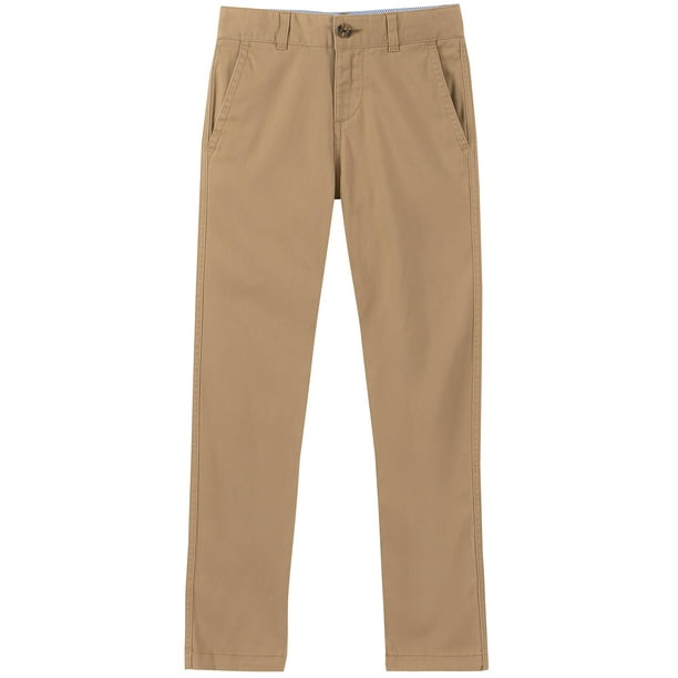 Pantalón Tommy Hilfiger Academy Chino para niños, color caqui dorado, talla 4