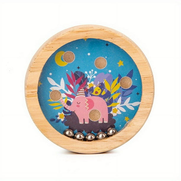 Wooden Children's Beads Kindergarten Gift Baby Puzzle Early Education Montessori Teaching Aids Wooden Small Toys