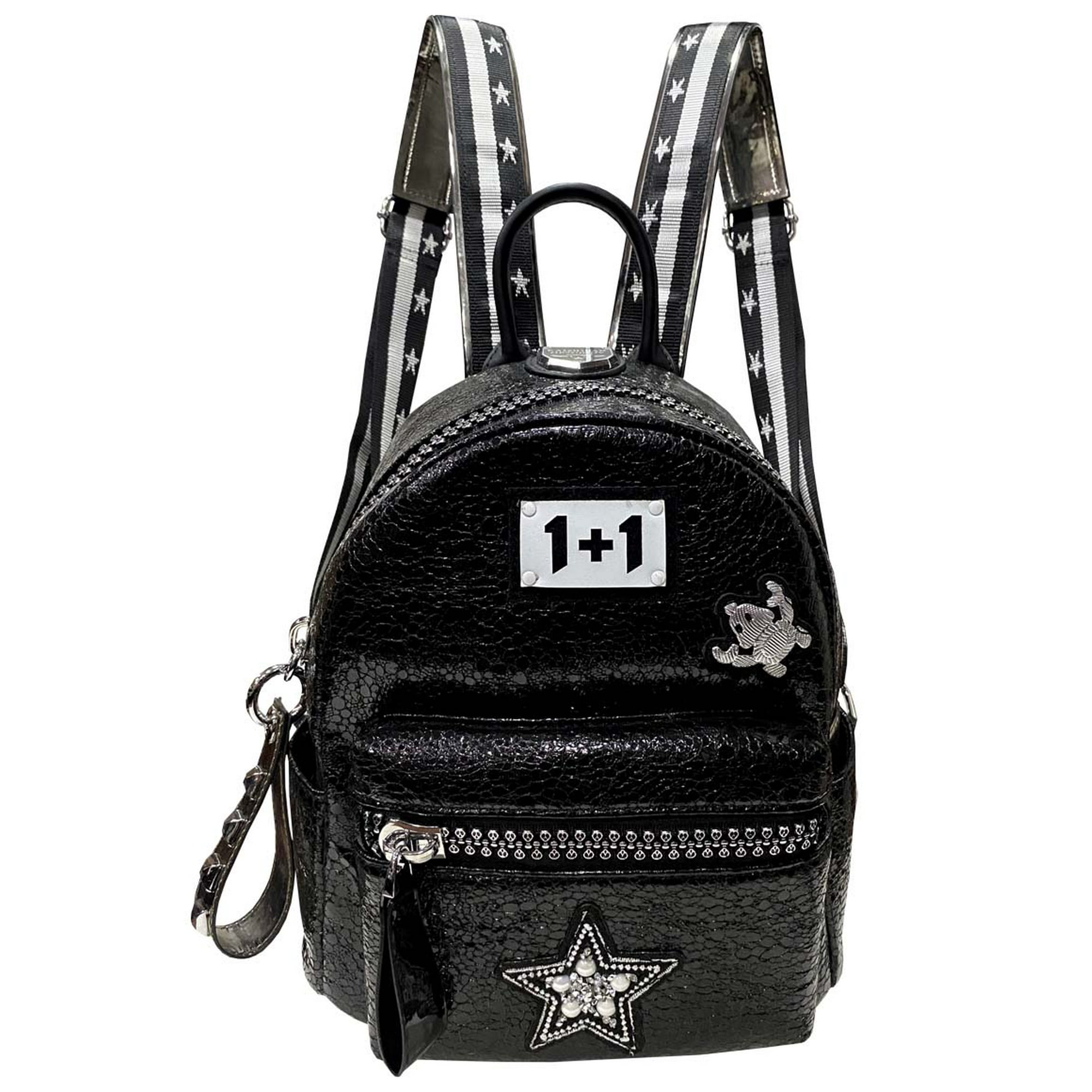 Todopiel - Mochila Cuero Ecológico Cro23 Negro