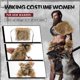 thumbnail image 2 of Disfraz Geyoga de Halloween, vikingo, medieval, piel sintética para hombre, 2 of 3
