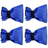 Xusx111 - Cubiertas Del Grifo Al Aire Libre Para La Protección Contra La Congelación, 4 Paquetes 17 * 21 Cm Azul Manguera Bib Calcetines Aislados, Agua Espiga Protector De Invierno (Azul)